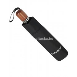 Samsonite WOOD CLASSIC S fafogós fekete automata esernyő 108979-1041