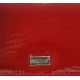 KROKOMANDER piros, krokkó lakk bőr női pénztárca-hosszú SKJ11-016