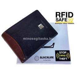BLACKLINE szabadon nyíló, RF védett férfi pénztárca M8386-5B