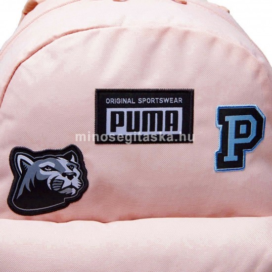 PUMA 21 Pach púder színű rátétes laptoptartós hátizsák P078561-02