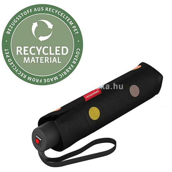 REISENTHEL CLASSIC  mechanikus, fekete-színes pettyes esernyő RS7009