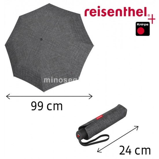 REISENTHEL CLASSIC  mechanikus, szürke cirmos esernyő RS7052