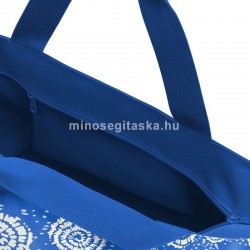 Reisenthel SHOPPER M kék, fehér batikolt mintás, közepes méretű divattáska ZS4070