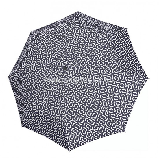 REISENTHEL DUOMATIC oda-vissza automata, kék-fehér pipás esernyő RR4073