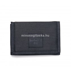 BUDMIL fekete tépőzáras pénztárca 10020126/S11