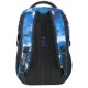 EDWIN 23 ovális Budmil hátizsák, iskolatáska kék-fehér batikolt mintás 10110149-S68