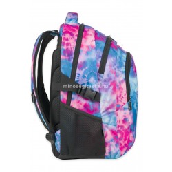 EDWIN 23 ovális Budmil hátizsák, iskolatáska kék-rózsaszín-fehér batikolt mintás 10110149-S69