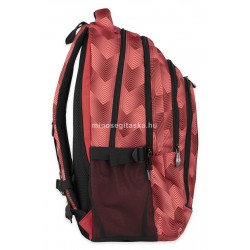 LYNSEY 23 laptoptartós Budmil hátizsák, piros mintás 10110183-S41