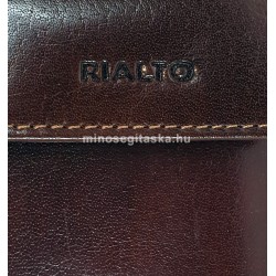 Rialto barna bőr nyomatos kártyatartó RP6421D-02