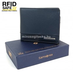 Samsonite PRO-DLX 6 kisebb, RFID védett kék, szabadon nyílói pénz és irattartó tárca 144539-1615
