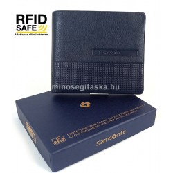 Samsonite BIZ2GO RFID védett, kék, aprótartó nélküli pénz és irattárca 144456-1647