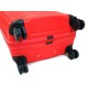 Touareg négykerekes piros bőröndszett-2db- TG663 S,M szett-piros