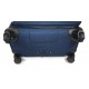 Touareg négykerekes, kék cirmos, 2 részes S,L bőrönd szett TG-6650/szett-2db