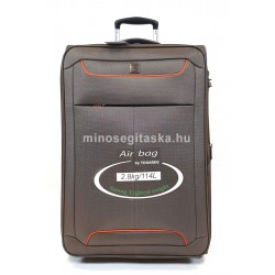 Touareg bronz-narancs, kétkerekű bővíthető nagy bőrönd 23 TG6494--L