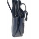 Rialto sötétkék, fém zippes két részes shopper divattáska RX431R/DO-07