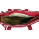Rialto piros, fém zippes három részes shopper divattáska RX401R-DO05