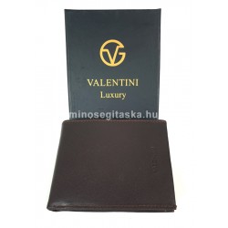 Valentini oldalfalas aprótartós barna férfi bőr pénztárca 306288