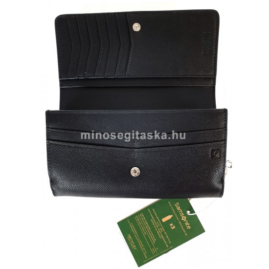 Samsonite EVERY-TIME 2.0 nagy fekete RFID védett irattartós női pénztárca 149541-1041