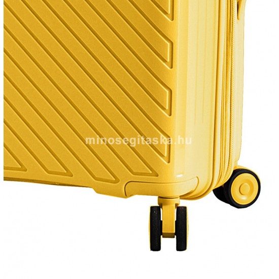 SNOWBALL ferde bordás sárga kabinbőrönd -SB20703-Sárga S