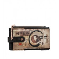 Anekke SHOEN BLACK RFID védett, kis zippes pénztárca, kártyatartó 37719-013