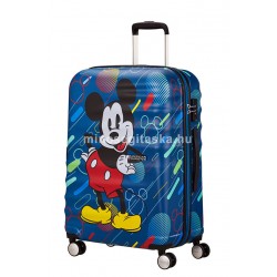 American Tourister WAVEBREAKER Disney FUTURE POP MICKEY négykerekű közepes bőrönd 85670-9845