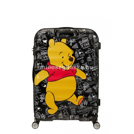 American Tourister WAVEBREAKER Disney Micimackós négykerekű nagy bőrönd 85673-9700