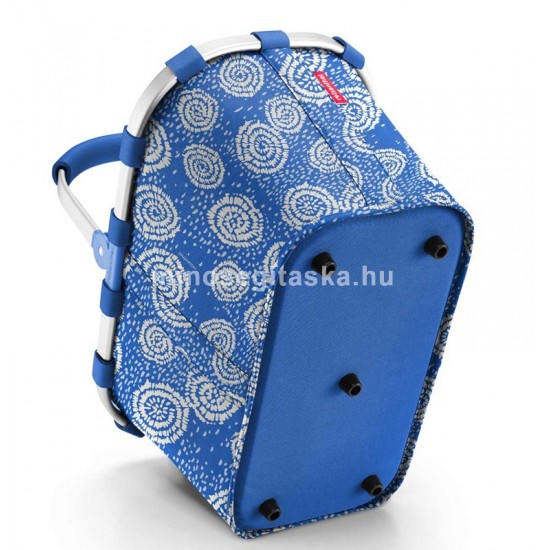 Reisenthel CARRYBAG kék, batikolt mintás bevásárlókosár BK4070