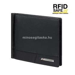 Samsonite PRO-DLX 6 RFID védett fekete, csapópántos dollár pénztárca 147797-1041