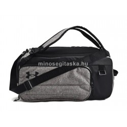 Under Armour Contain Duo SM, kis hátizsákká alakítható sporttáska-Mákos szürke, fekete.-arany UA1381920-025