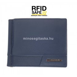 Samsonite PRO-DLX 6 RFID védett sötétkék, csapópántos dollár pénztárca 147797-1615