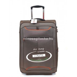 Touareg bronz-narancs színű közepes bővíthető bőrönd M  TG6494-M