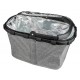 Reisenthel CARRYBAG-ISO szürke mákos-fekete bevásárlókosár fazonú hűtőtáska BT7052