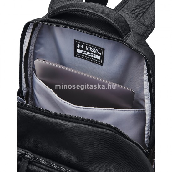 Under Armour Hustle Pro laptoptartós hátizsák-Fekete-fehér UA1367060-001
