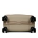SNOWBALL íves bordás pezsgő színű kabinbőrönd -SB61303-pezsgő S