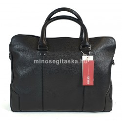 Giudi széles, fekete, dísztűzött női irattartó táska G10664TAECOL-03